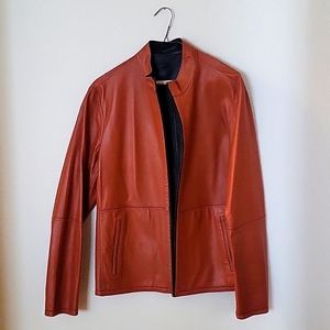 Maceoo reversible leather jacket